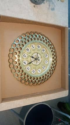 Golden clock for sale