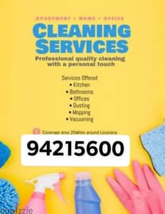 house, villas, flat apartment, kichan, and office cleaning services