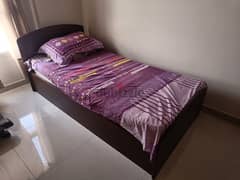 Single Bed with mattress 0