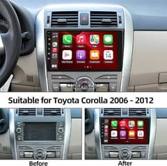 corolla 2008 to 2013 android screen 0