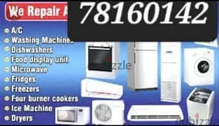 Electronic Ac Washing Machine Freeze Maintenance all Types