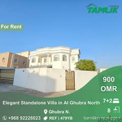 Elegant Standalone Villa for Rent in Al Ghubra North | REF 479YB