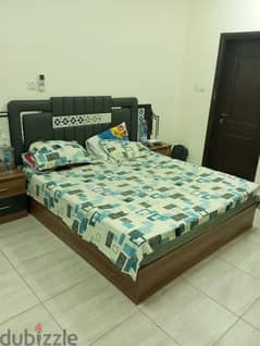 Bedroom set with medicated mattress