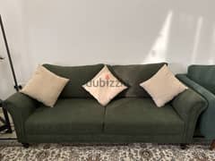Full sofa set with cushions