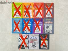 2 hard bound “Diary of the Wimpy Kid” collection /children books