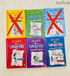 4 diary of the wimpy kid books collection / children books