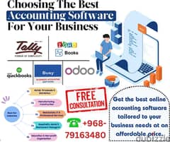 Contact us for best suitable accounting software for your business