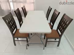 Foldable dining table without chairs - Big and Small 0
