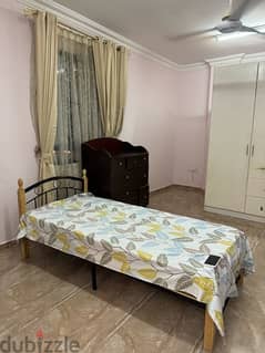 Semi furnished room for rent at Ghubra