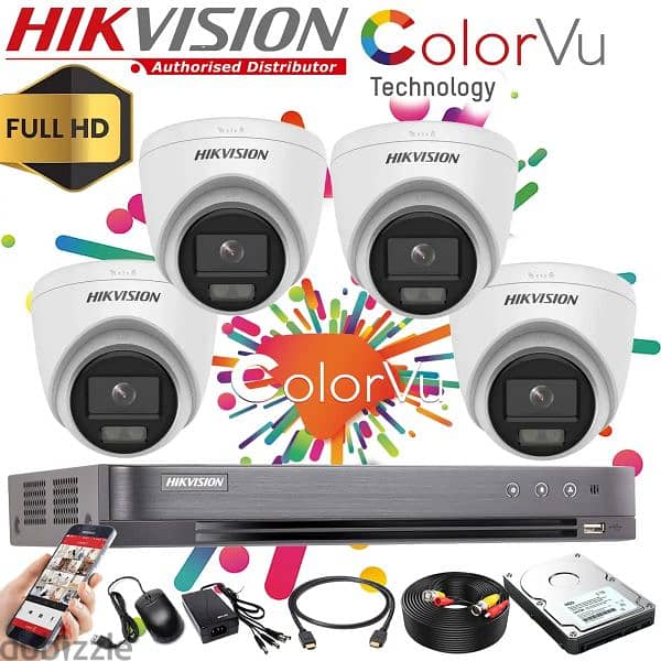 All type of CCTV Camera  Hikvision HD turbo 1080p  Ip camera HD 0