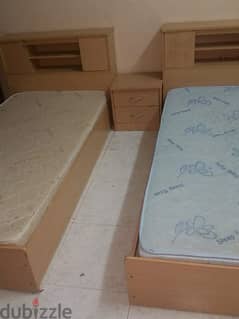 2 beds with mattress _ سريري نوم مع مرتبتين 0