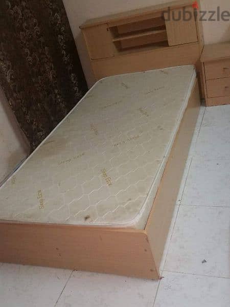 2 beds with mattress _ سريري نوم مع مرتبتين 1