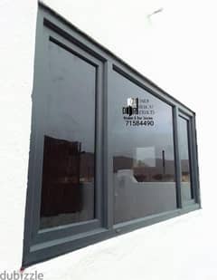 uPVC Window black and gray 43 only 0