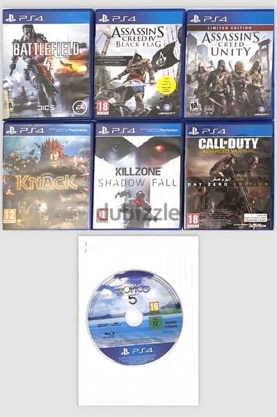 Pack - PS 4 Games (almost new, with no scratch) 0