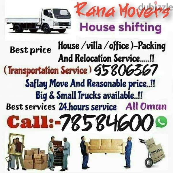 24 hours house & office shifting service 0