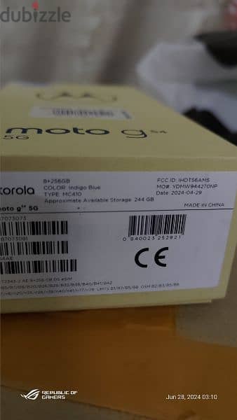 Motorola g54 5g just open box 1