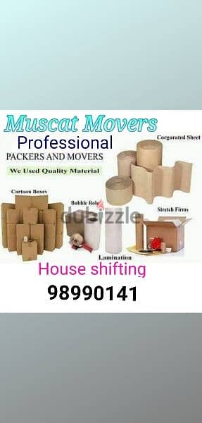Muscat Move r Packer tarspot loading unloading and carpenters. . 0