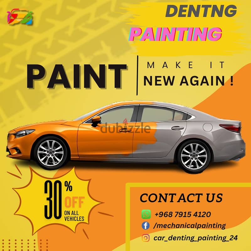 Automobile Reparing, Denting & Painting with poor cost of money. 0
