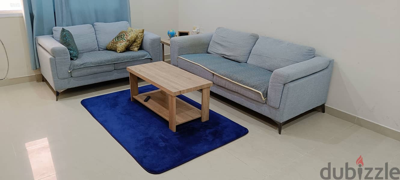 Sofa Set With TV Unit, Centre table, Side table and Carpet 0