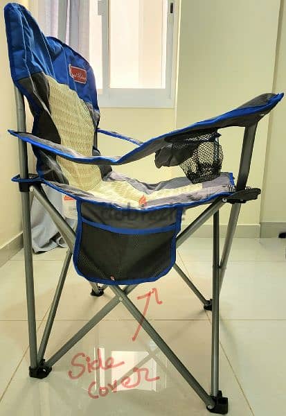 Pair of foldable chair with cover 6