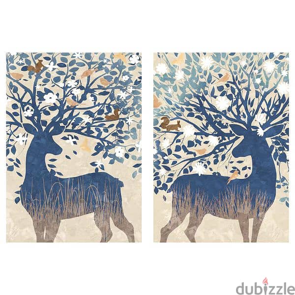Deer Print Picture 1