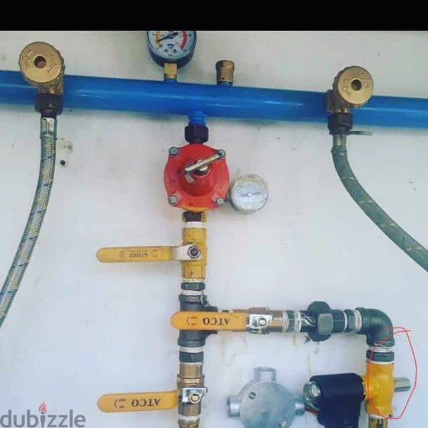 Gas pipe line instillations work 19