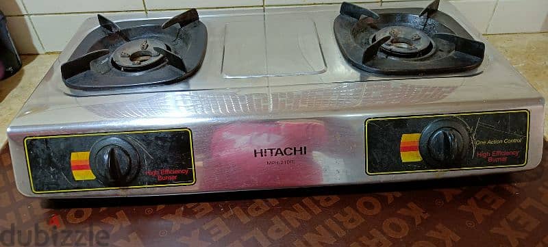 Gas Cylinder + Hitachi Stove 1