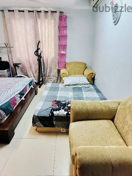Furnished Room with separate bathroom, common kitchen  for rent. 1