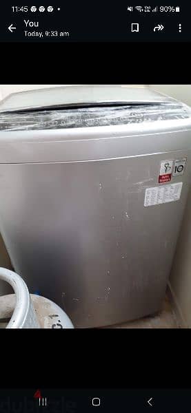 LG Washing Machine Top Load Automatic