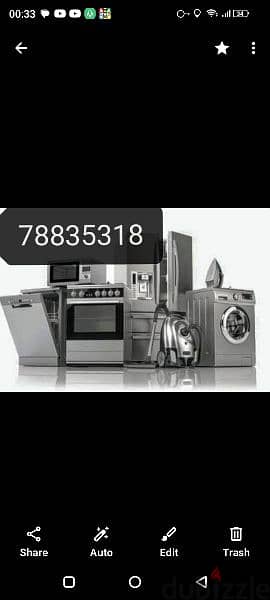 maintenance Automatic washing machine and refrigerator Rs ,001 0