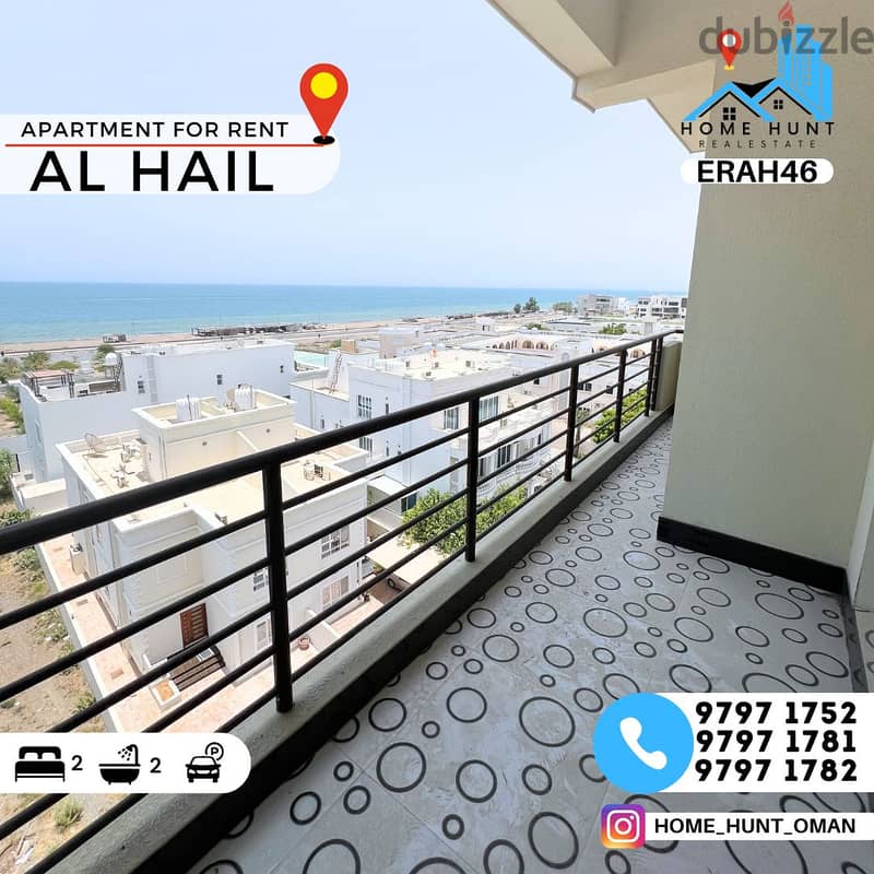 AL HAIL NORTH | BEAUTIFUL 2 BHK APARTMENT WITH SEA VIEW FOR RENT 0