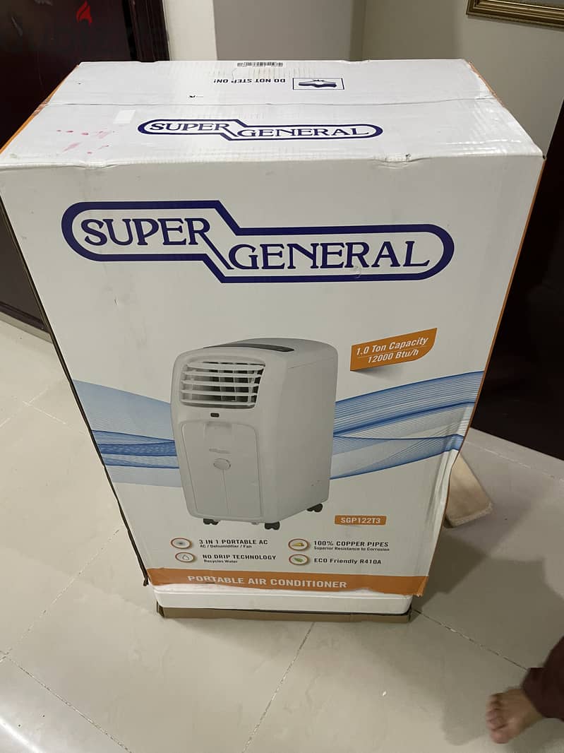 1 Ton Portable AC in almost New condition 0