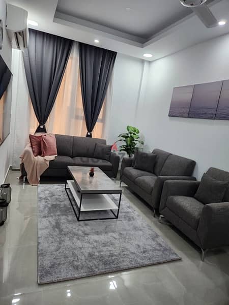 1 BHK for rent in Muscat, Bousher  شقة مؤثثة للإيجار بوشر شارع المهاء 5