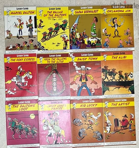 22 Lucky Luke series books /colourful comic books 1