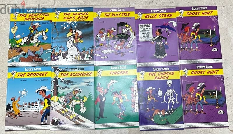 22 Lucky Luke series books /colourful comic books 2