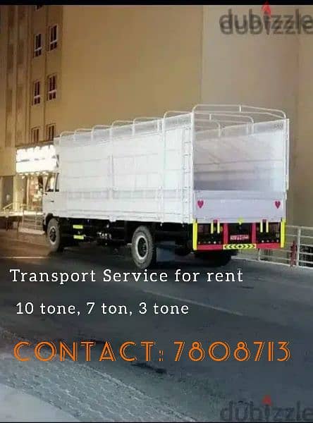 Transportation services and truck for rent monthly and day basis 0