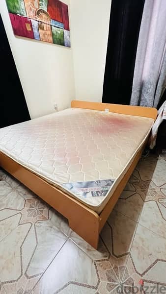 frame and mattress for sale 0