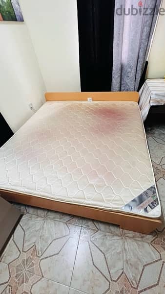 frame and mattress for sale 1