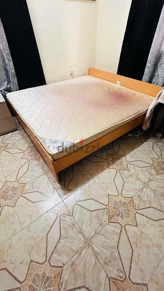 frame and mattress for sale 2