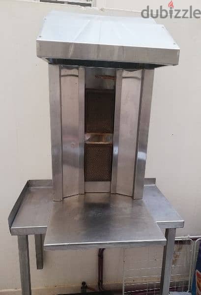 Single Shawarma Machine Price 70 Riyal with Table cal whatsap 79146789 1