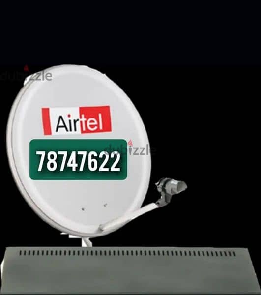 Home services all satellite nilsat Arabsat airtel dish TV 0