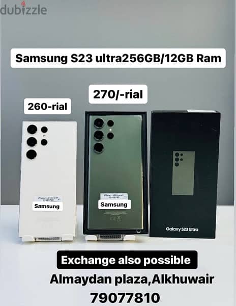 Samsung S23 ultra 256GB 12Gb Ram amazing condition best price 0