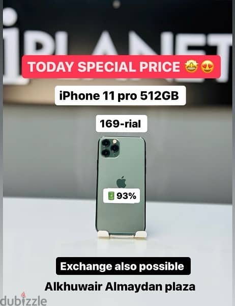iPhone 11 pro 512GB battery 93% offer price free accessories 0