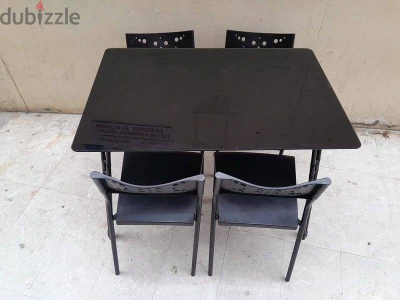 4 chairs dining like new for sale 1