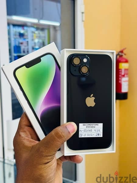 iPhone 14 128 GB 93% with apple warranty till 28-11-2024 0