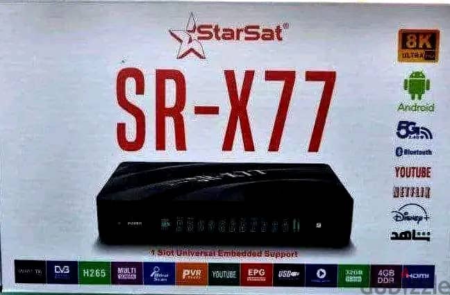 StarSat Sr-x77 NEW ANDROID HYBRID 4K  Amlogic S905x3 1