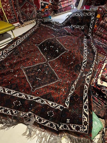antique carpets Chicken Arabic khamseh 4
