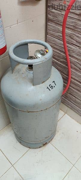 Gas cylinder with all kitchen set up 6