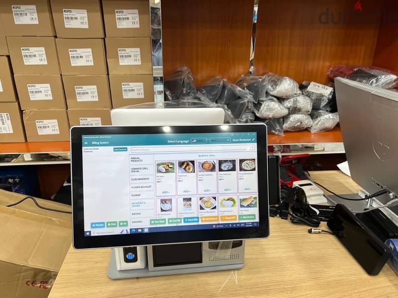 Advance Pos System with Smart Software for restaurants grocery and sal 6