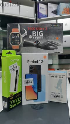 Redmi 12 Smartphone (8GB Ram-256GB Storage) Brand New